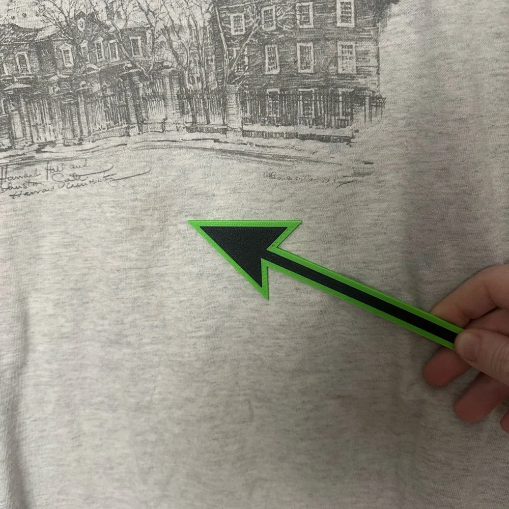 Rare Vintage Harvard Yard Tshirt Single Stitch Fruit of the Loom sz XL - Picture 4 of 5